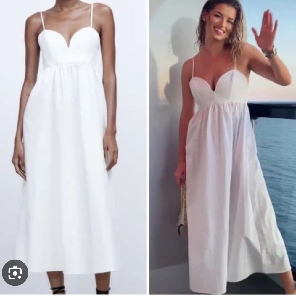 Voluminous midi dress